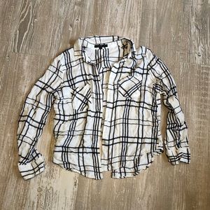 Black and white flannel